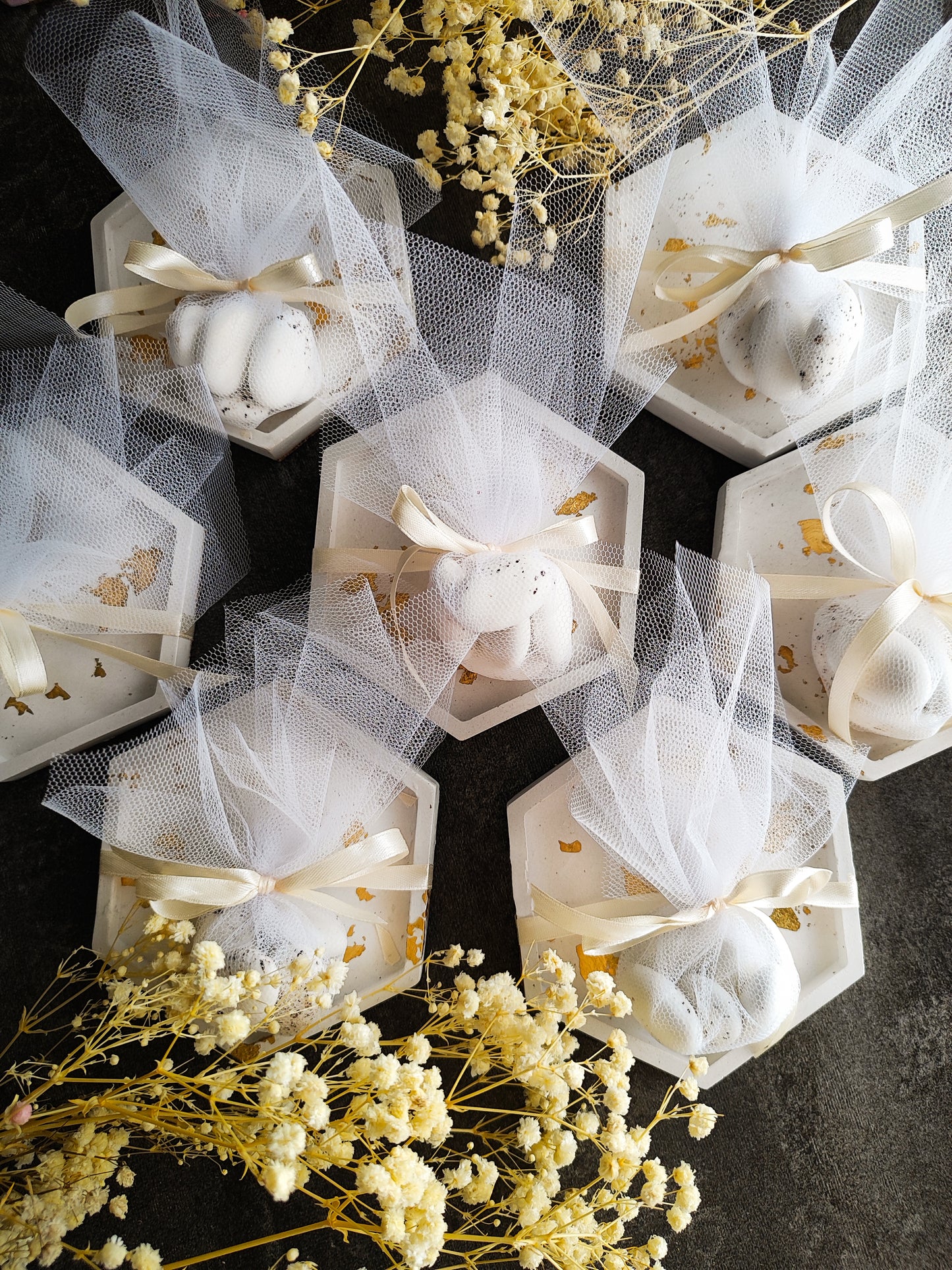 Μπομπονιέρα σουβέρ/Φύλλα Χρυσού