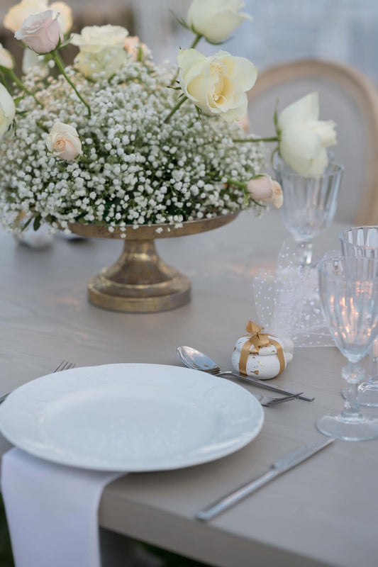 Mπομπονιέρα macaron/Φύλλα χρυσού